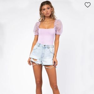 PRINCESS POLLY, LILAC BODYSUIT, US 4
